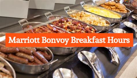 marriott bonvoy breakfast.